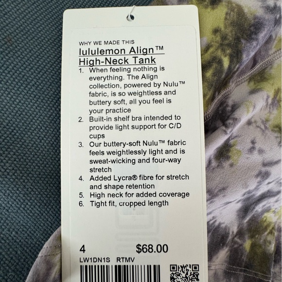 Lululemon Align High-Neck Tank Top
New With Tags! - Picture 3 of 3
